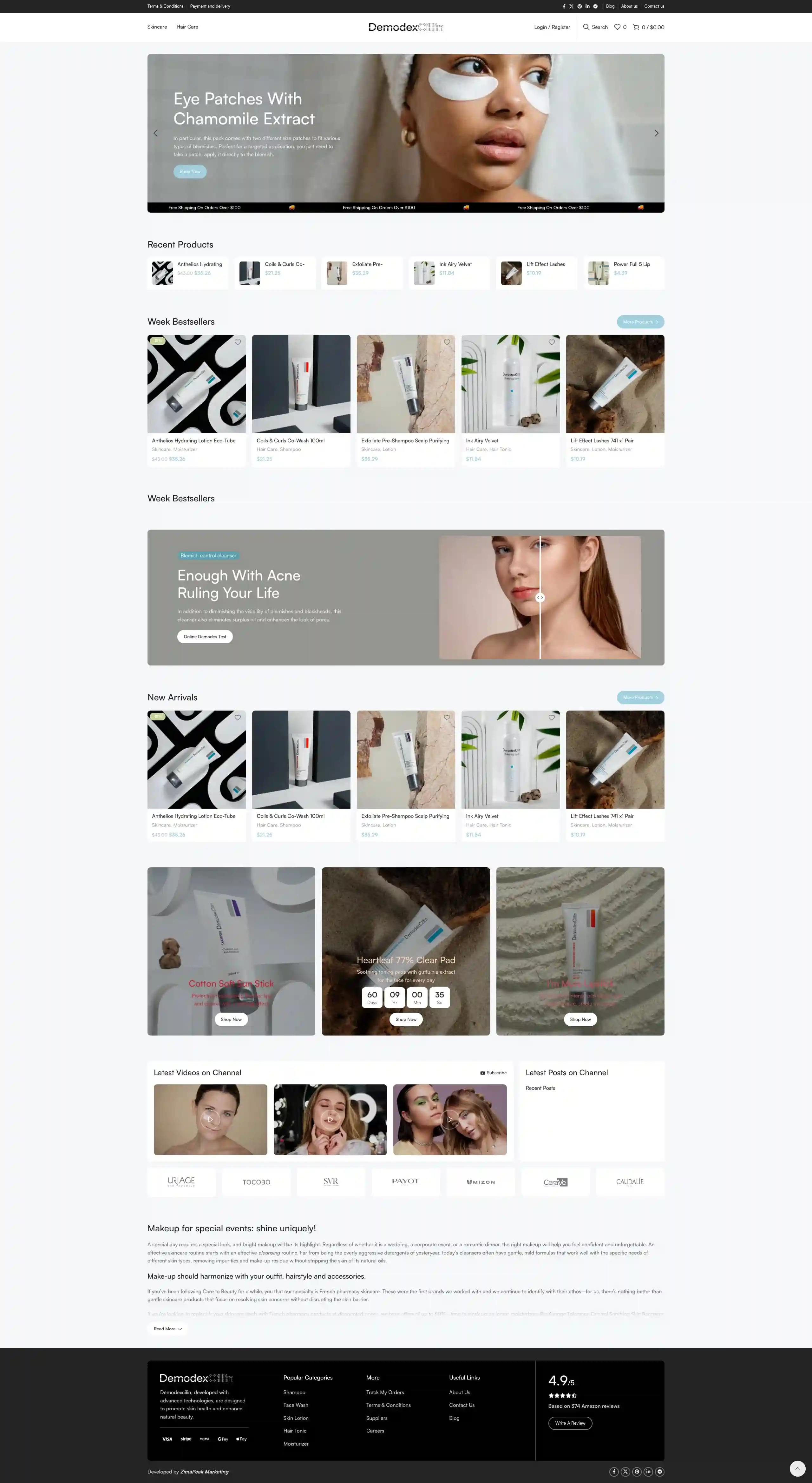 Website built for demodex-cillin.com