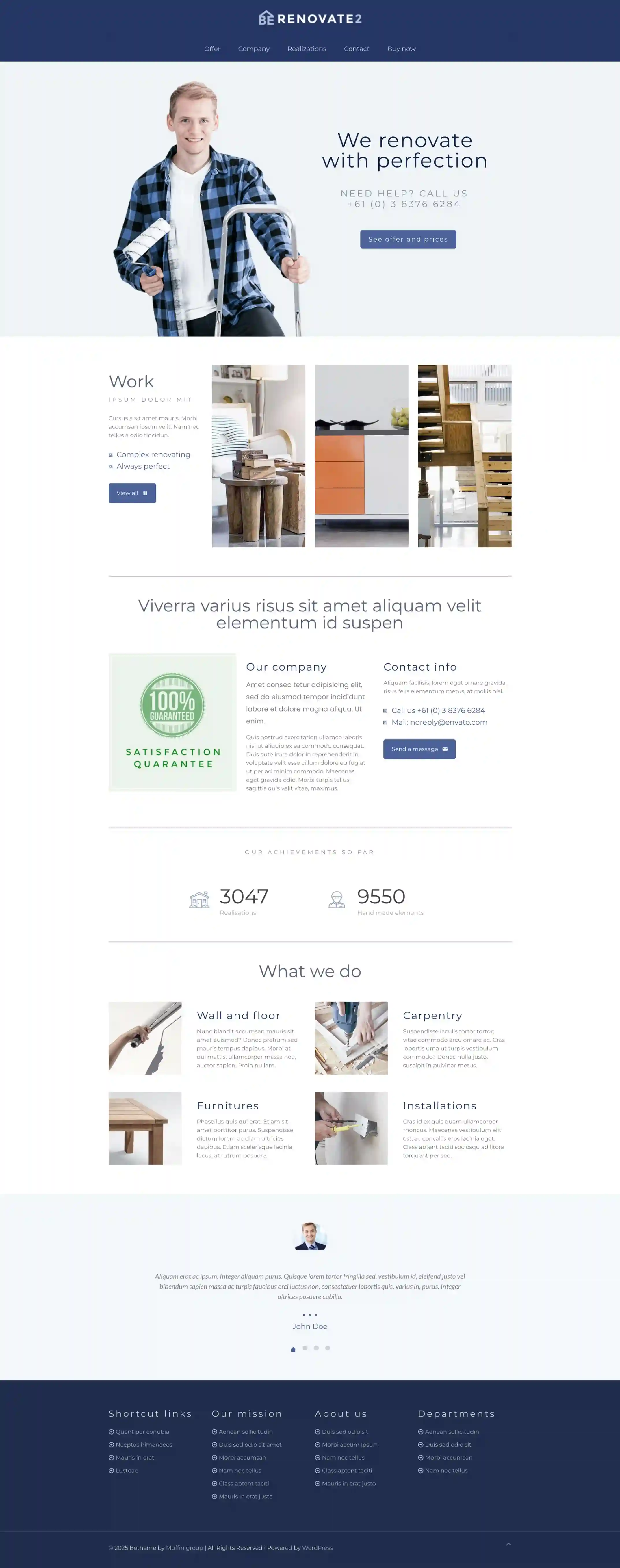 Website built for renomont.ca