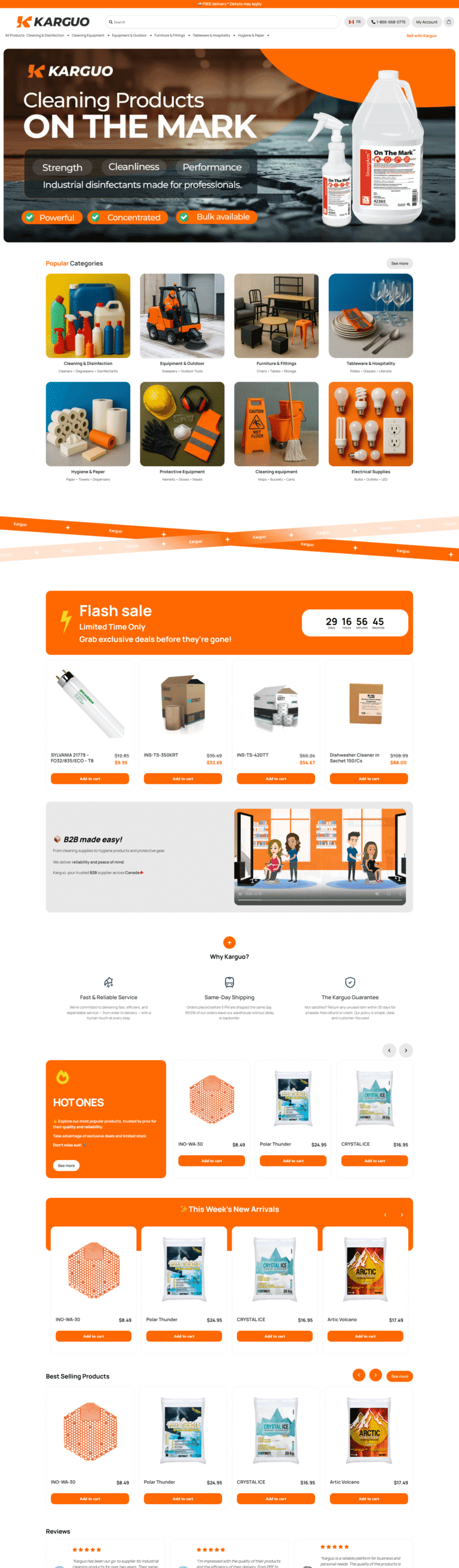 Karguo website design